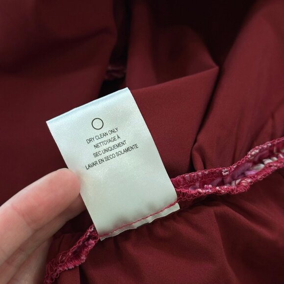 Sachin & Babi Pink Floral Ruched Midi Dress Womens Size 2 Ruffle Flutter Sleeve - Picture 9 of 11